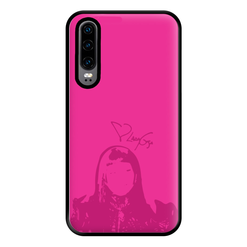 Pink Gaga Silhouette  Huawei P30 Case