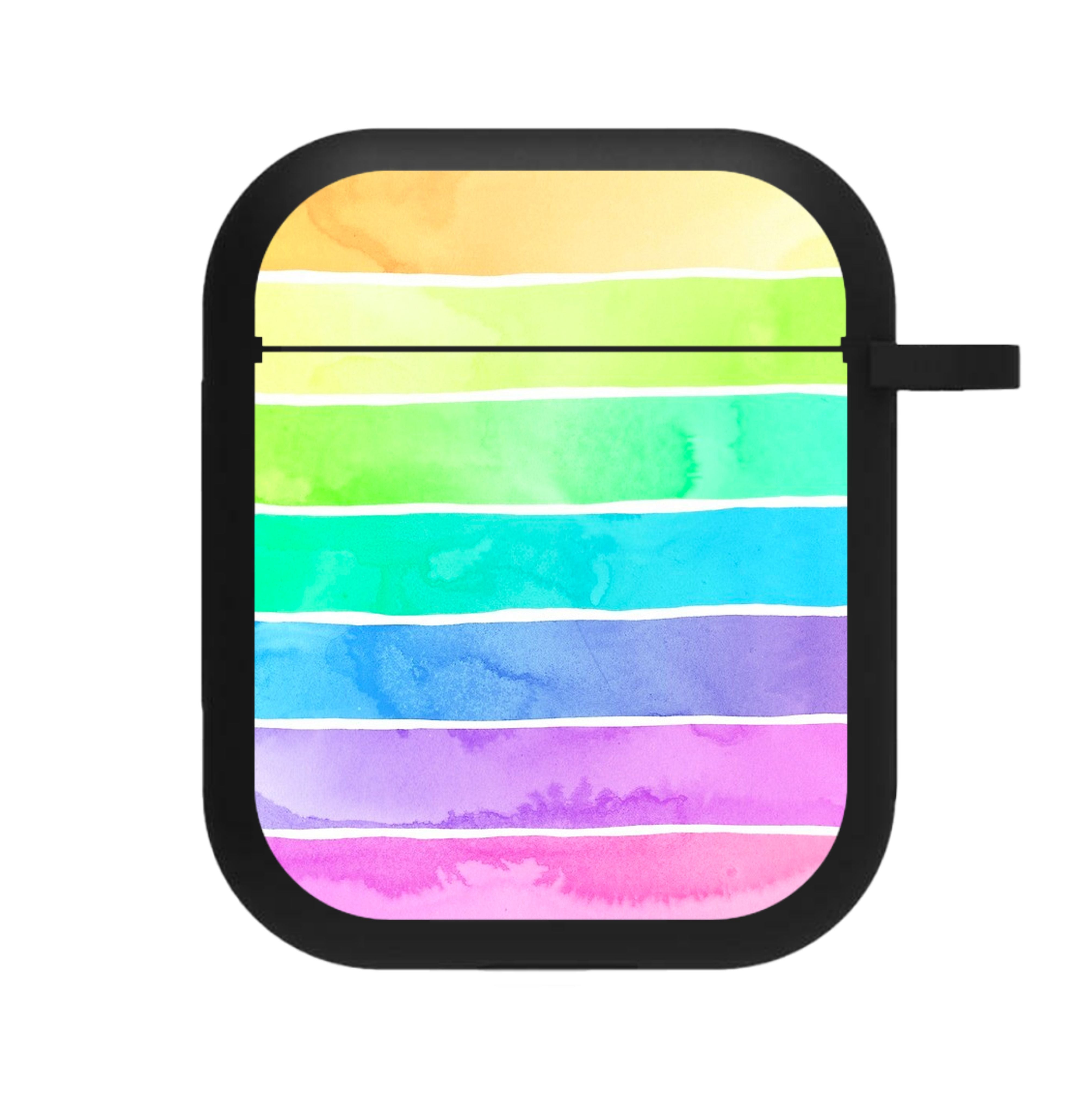 Summer Rainbow Stripes AirPods Case