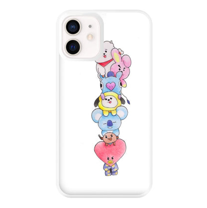 K-Pop Band BT21 Drawing Phone Case