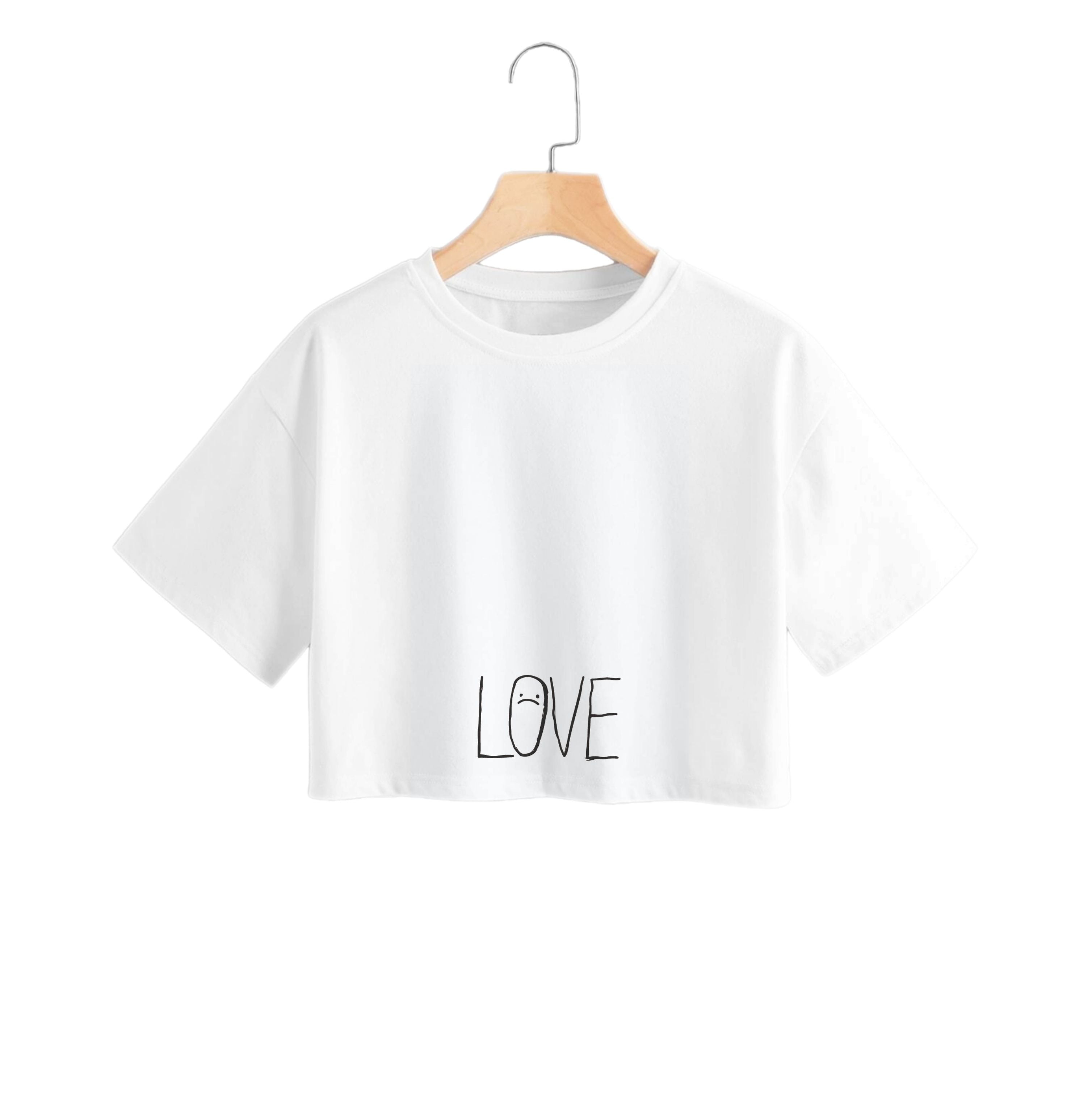 Love - Peep Crop Top