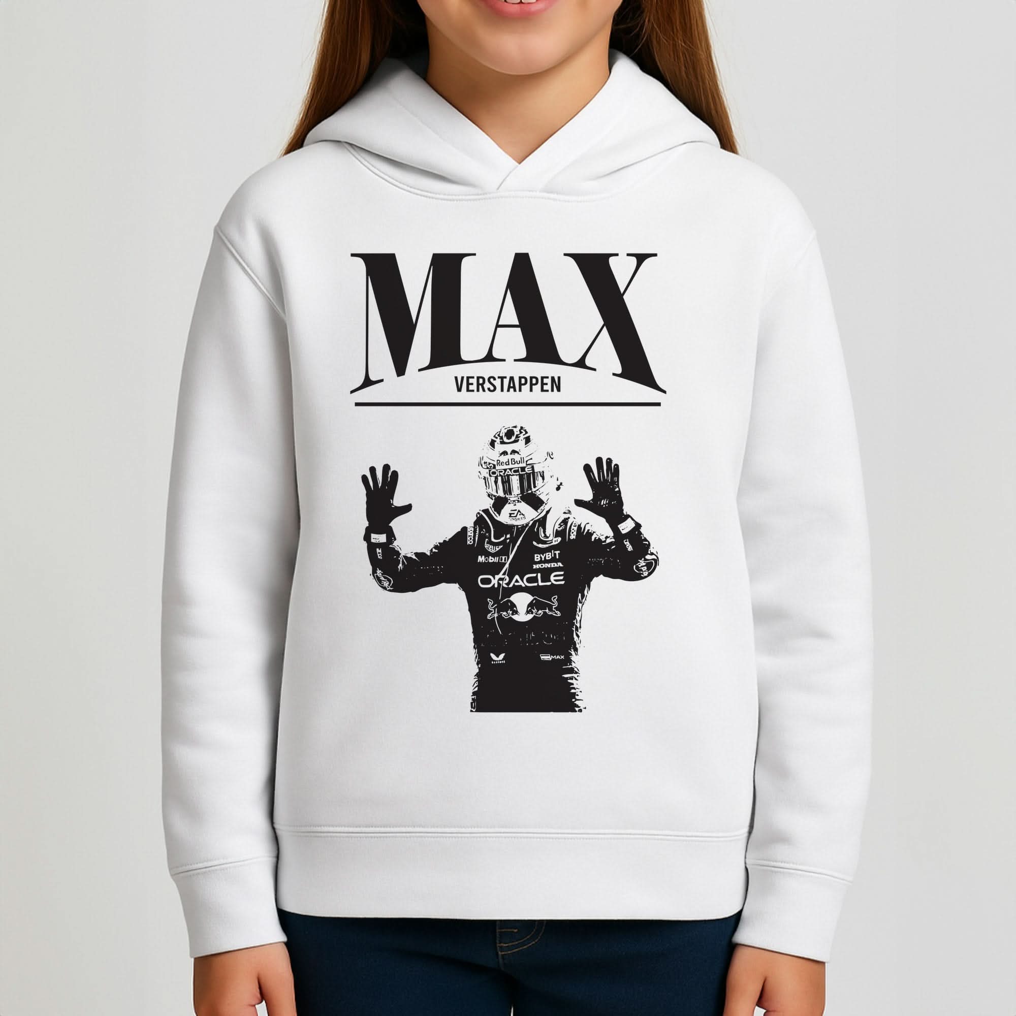 Max Blue And Red Girls Hoodie