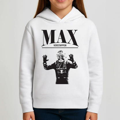 Max Blue And Red Girls Hoodie