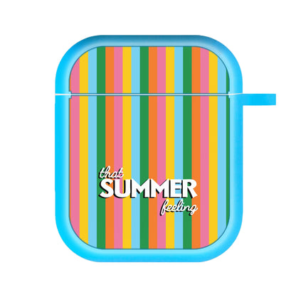 That Summer Feeling Stripes AirPods Case