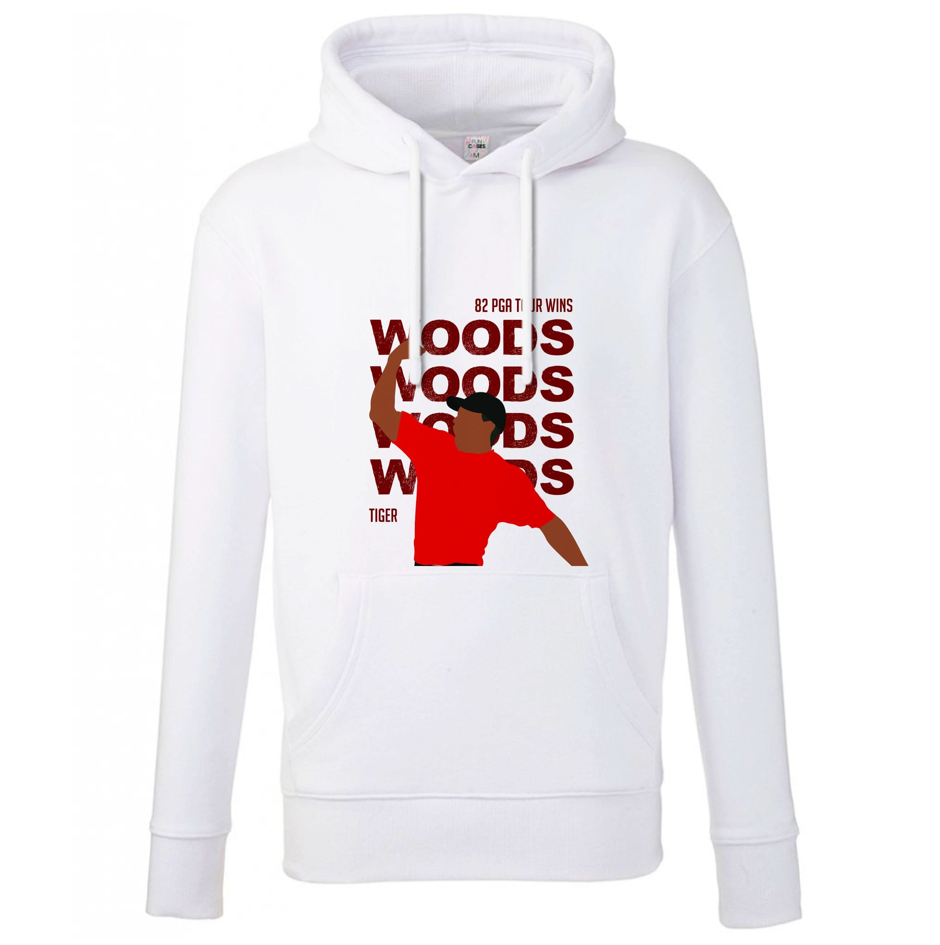 Woods Dark Red Hoodie