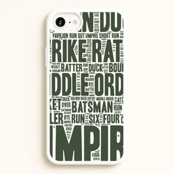 Cricket Wordscape iPhone 6 / 7 / 8 / SE Case