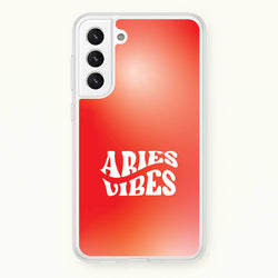 Aries Vibes Gradient Zodiac Galaxy S22 Plus Case