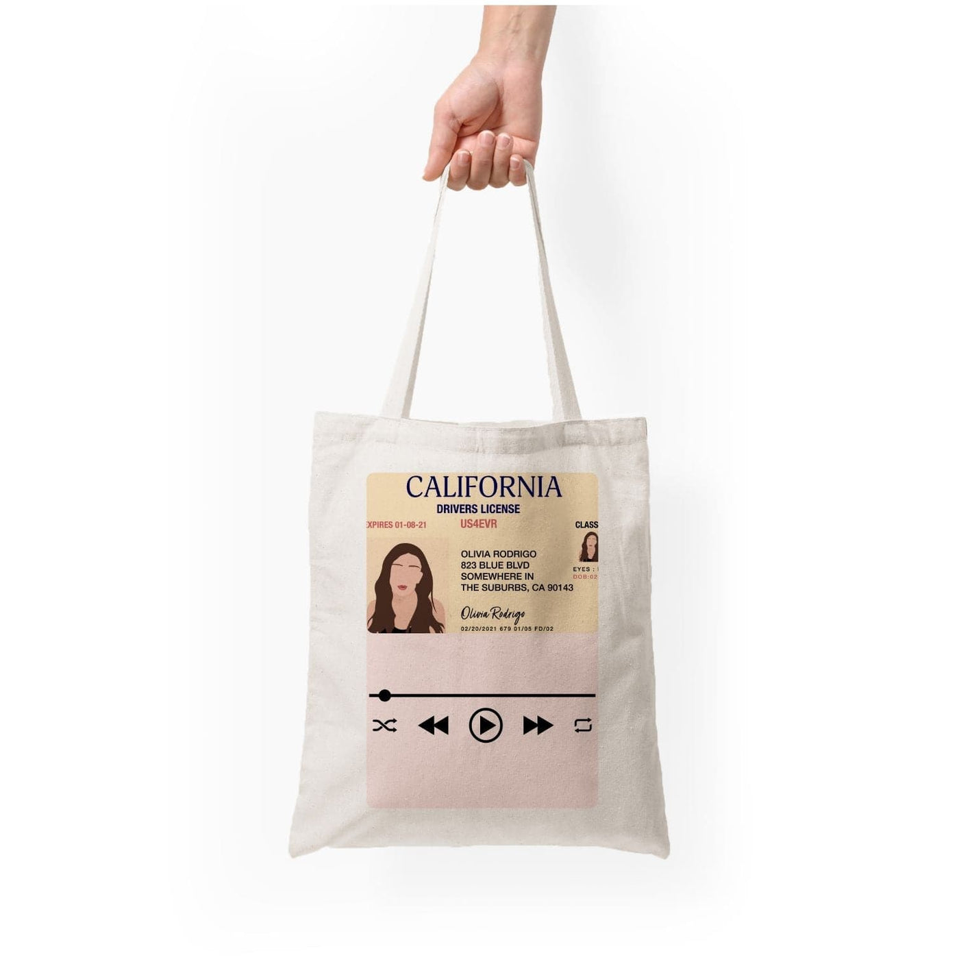 Drivers License - Olivia TikTok Tote Bag