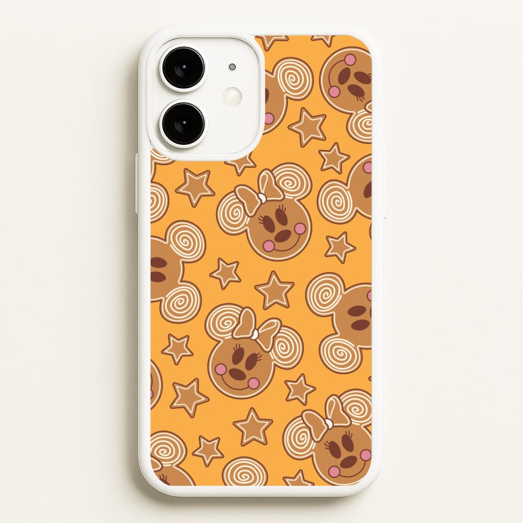 Cartoon Mouse Gingerbread Pattern iPhone 11 Case