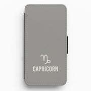 Capricorn Pastel Zodiac Flip / Wallet Phone Case 1