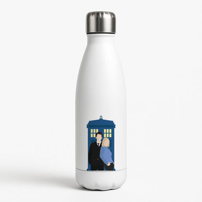 Rose And The Doc White Water Bottle