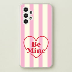 Be Mine Stripey Galaxy A13 Case