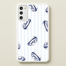 Dad Rugby Ball Pattern Galaxy S20 Case