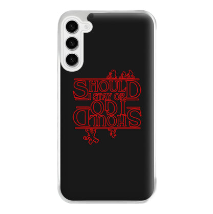 Should I Stay Or Should I Go Upside Down Phone Case