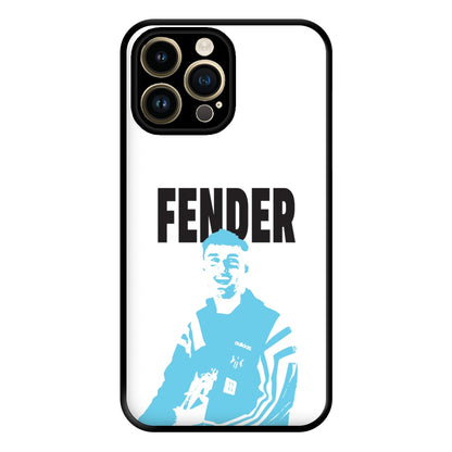 Fender Silhouette Blue iPhone 14 Pro Case