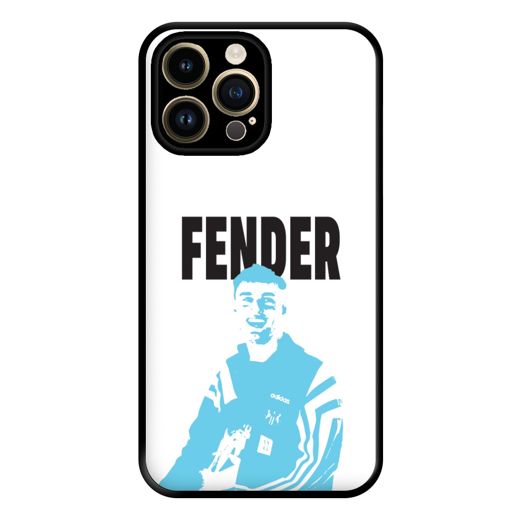 Fender Silhouette Blue iPhone 14 Pro Max Case
