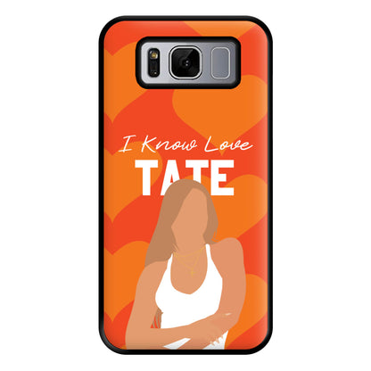 I Know Love Pattern Galaxy S8 Plus Case