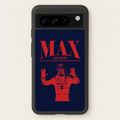 Max Blue And Red Google Pixel 8 Pro Case