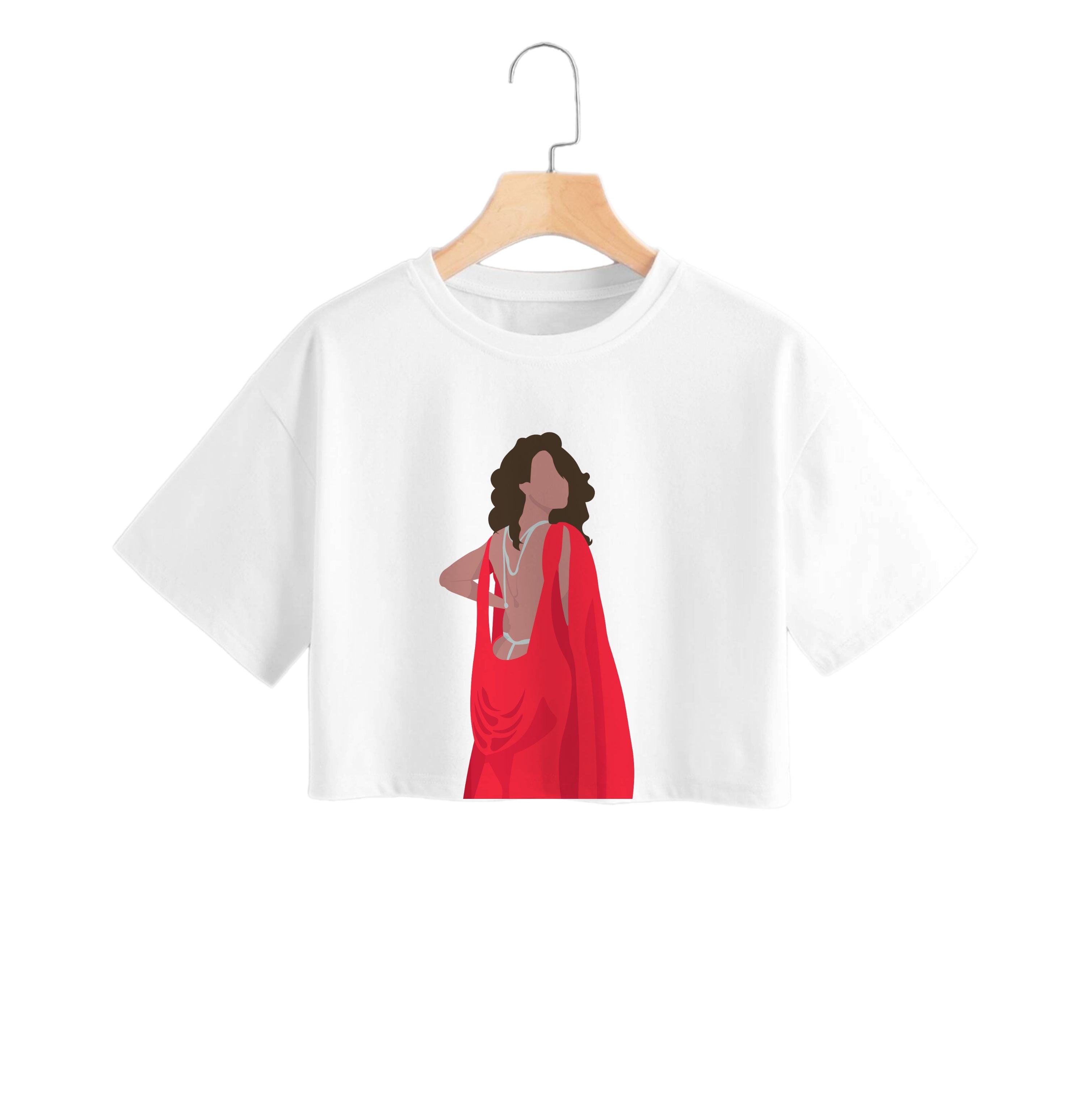 Red Dress - Queen B Crop Top