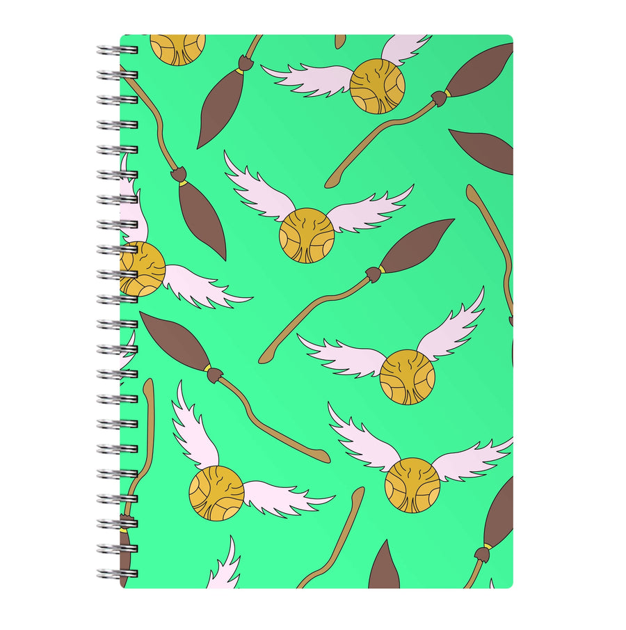 Quidditch Pattern - Harry Potter Notebook