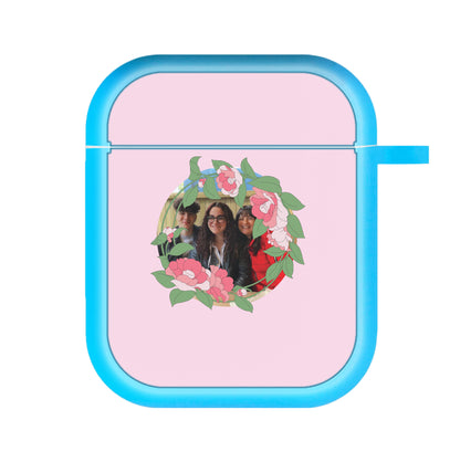 Floral Wreath - Personalised Mother's Day AirPods Case