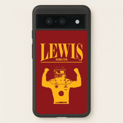 Lewis Red And Gold Google Pixel 8 Case