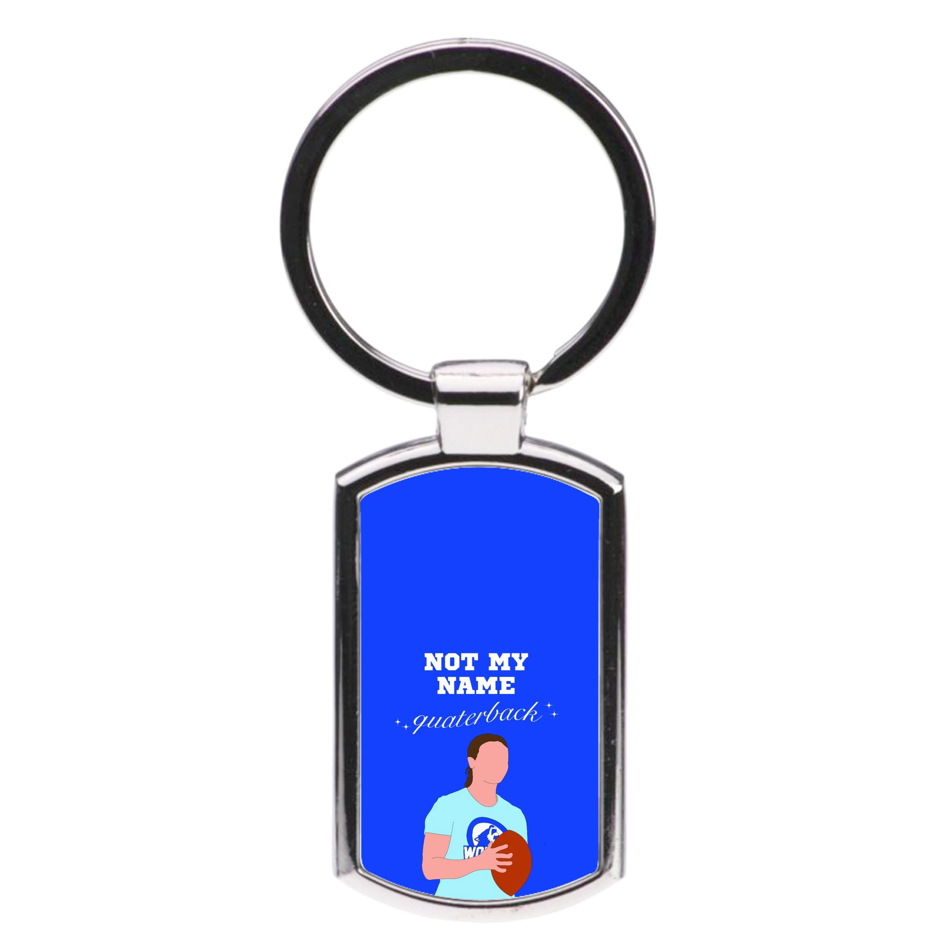 Not My Name Quaterback Luxury Keyring