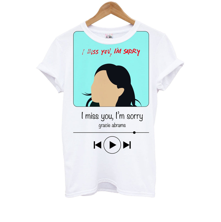 I Miss You - Gracie Abrams Kids T-Shirt