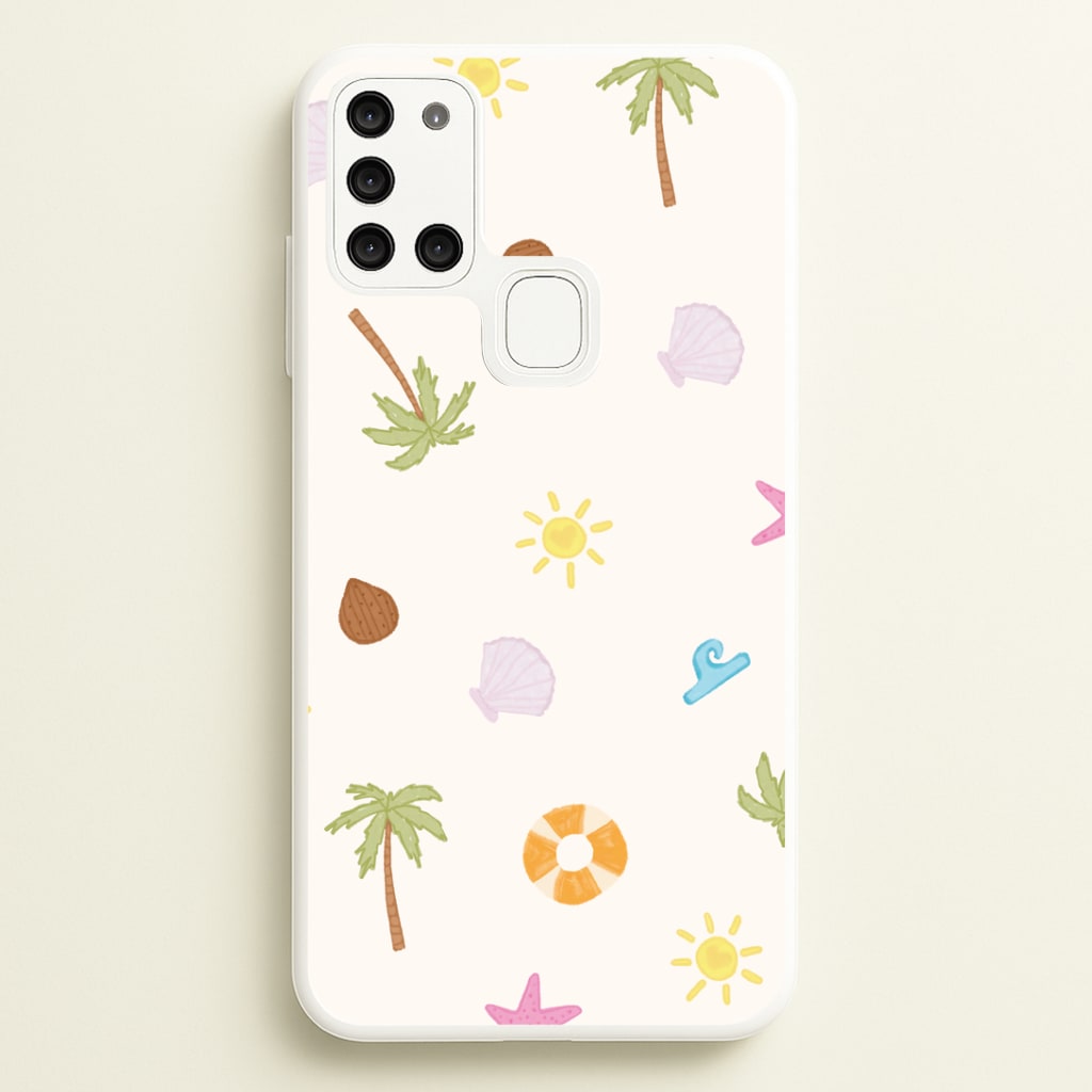 Summer Essentials Galaxy A21s Case