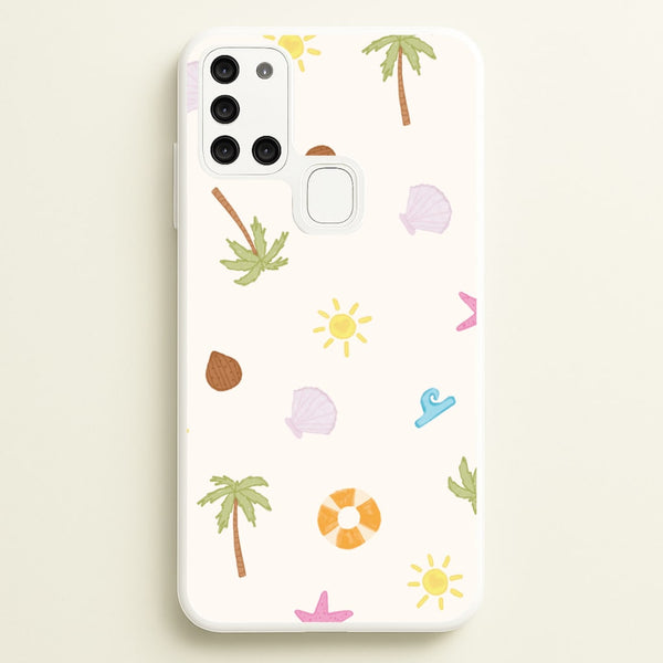 Summer Essentials Galaxy A21s Case