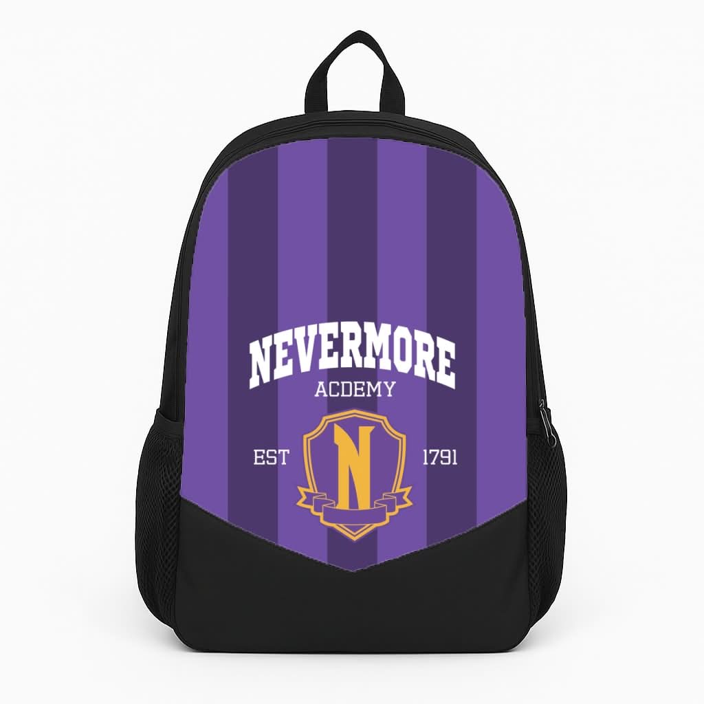 Addams Academy Purple Backpack