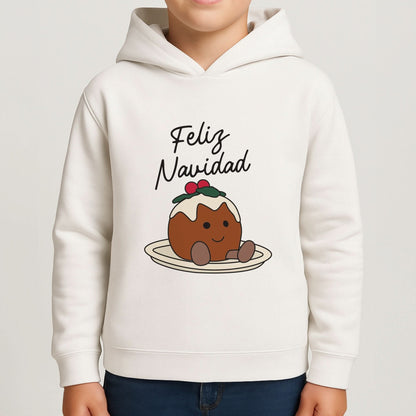 Christmas Pudding Plush Boys Hoodie