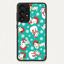 Christmas Cartoon Beagle Pattern Galaxy A53 Case