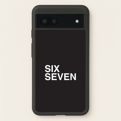 6 7 Black Google Pixel 7a Case