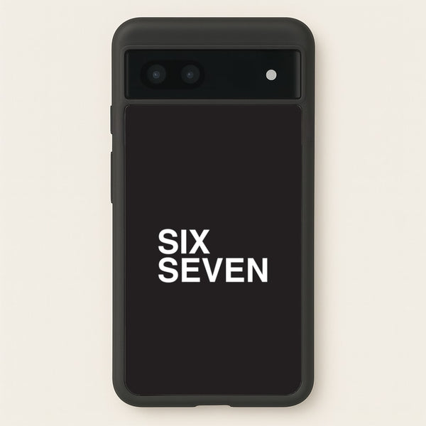 6 7 Black Google Pixel 6a Case