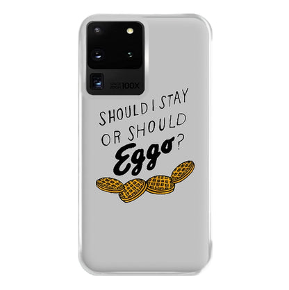 Should I Stay Or Should I Eggo Phone Case