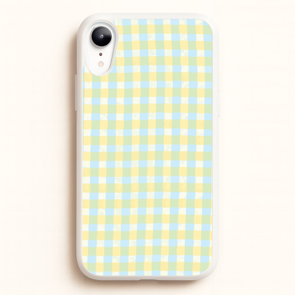Lemonade Gingham iPhone XR Case