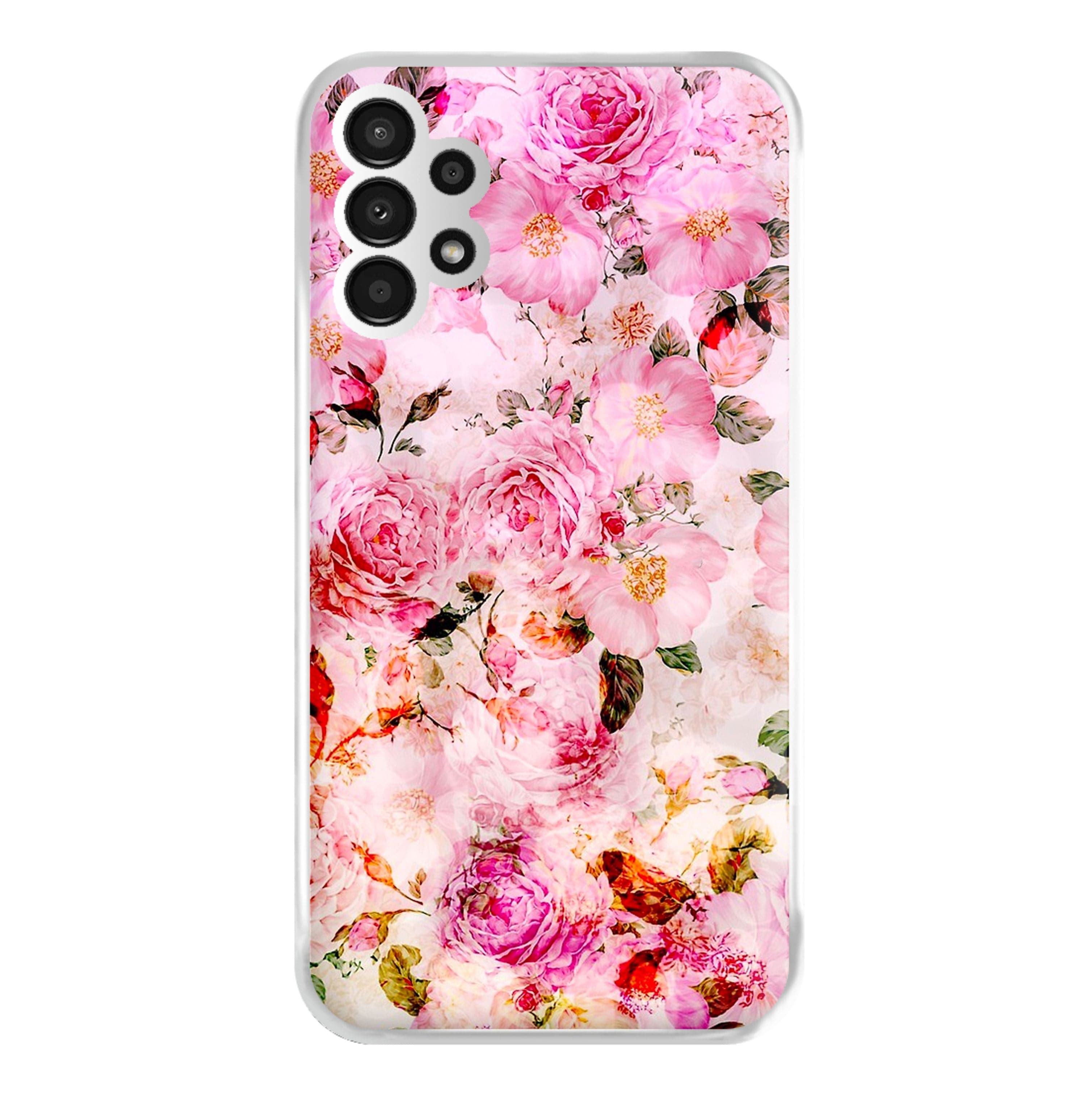 Pretty Pink Chic Floral Pattern Phone Case