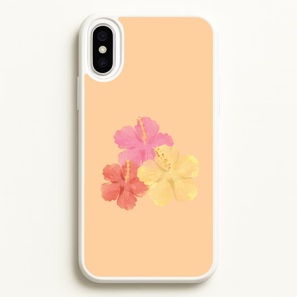 Hibiscus Sunset iPhone XS Max Case