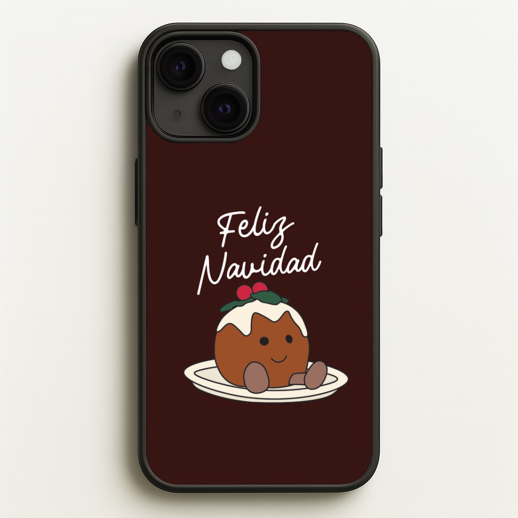 Christmas Pudding Plush iPhone 13 Mini Case