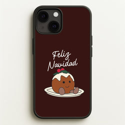 Christmas Pudding Plush iPhone 13 Mini Case