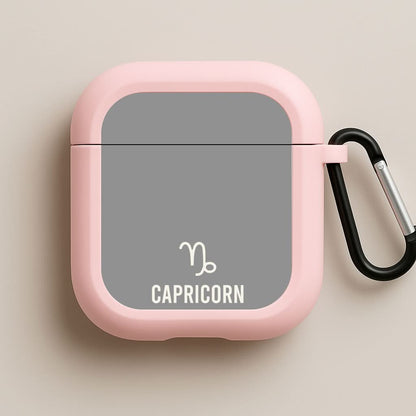 Capricorn Pastel Zodiac Pink AirPods Case