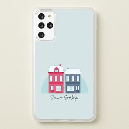 Seasons Greetings Winter Townhouses Galaxy S20 Plus Case