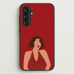 Red Sparkly Dress Galaxy S23FE Case
