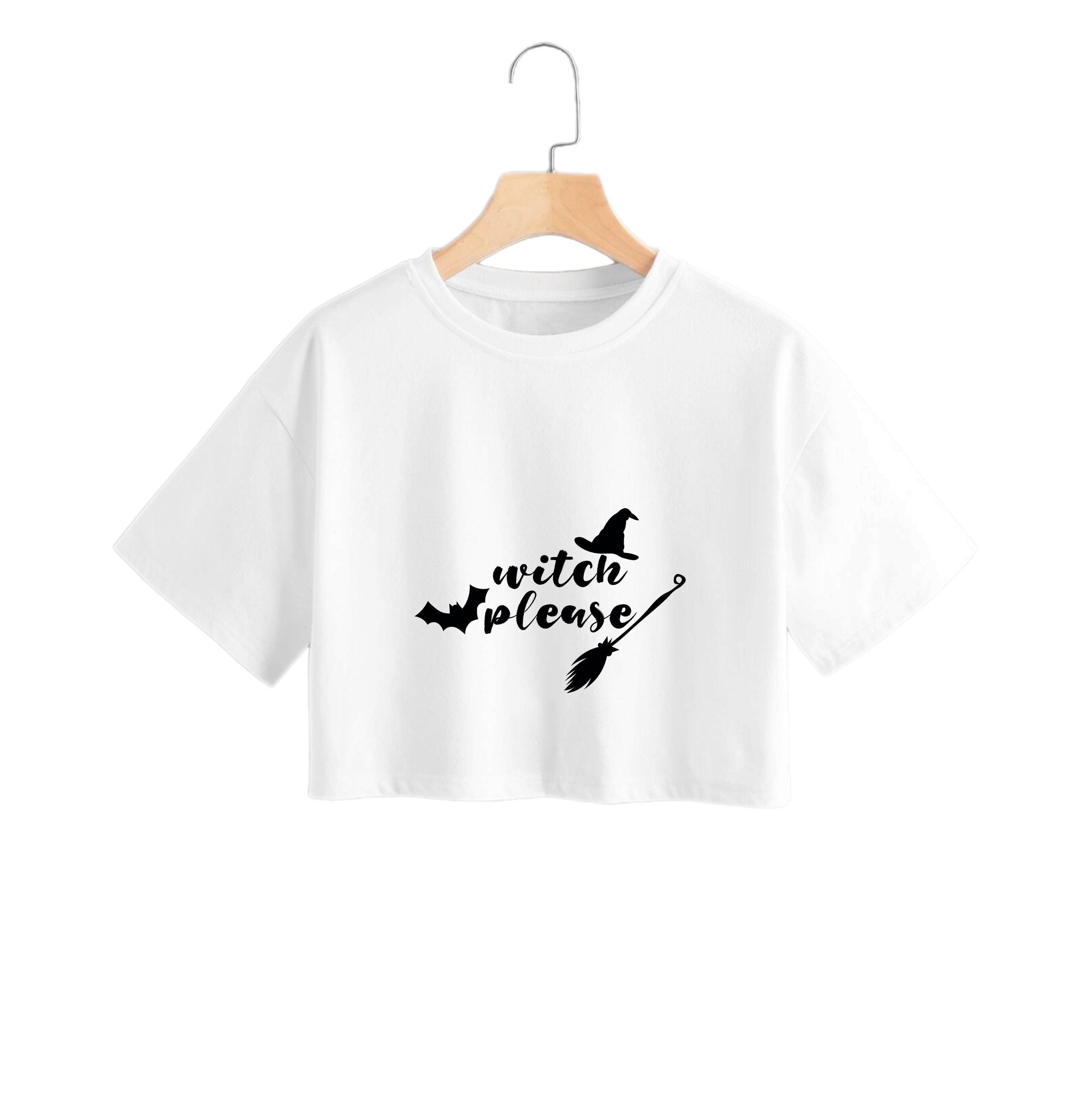 Witch Please - Halloween Crop Top