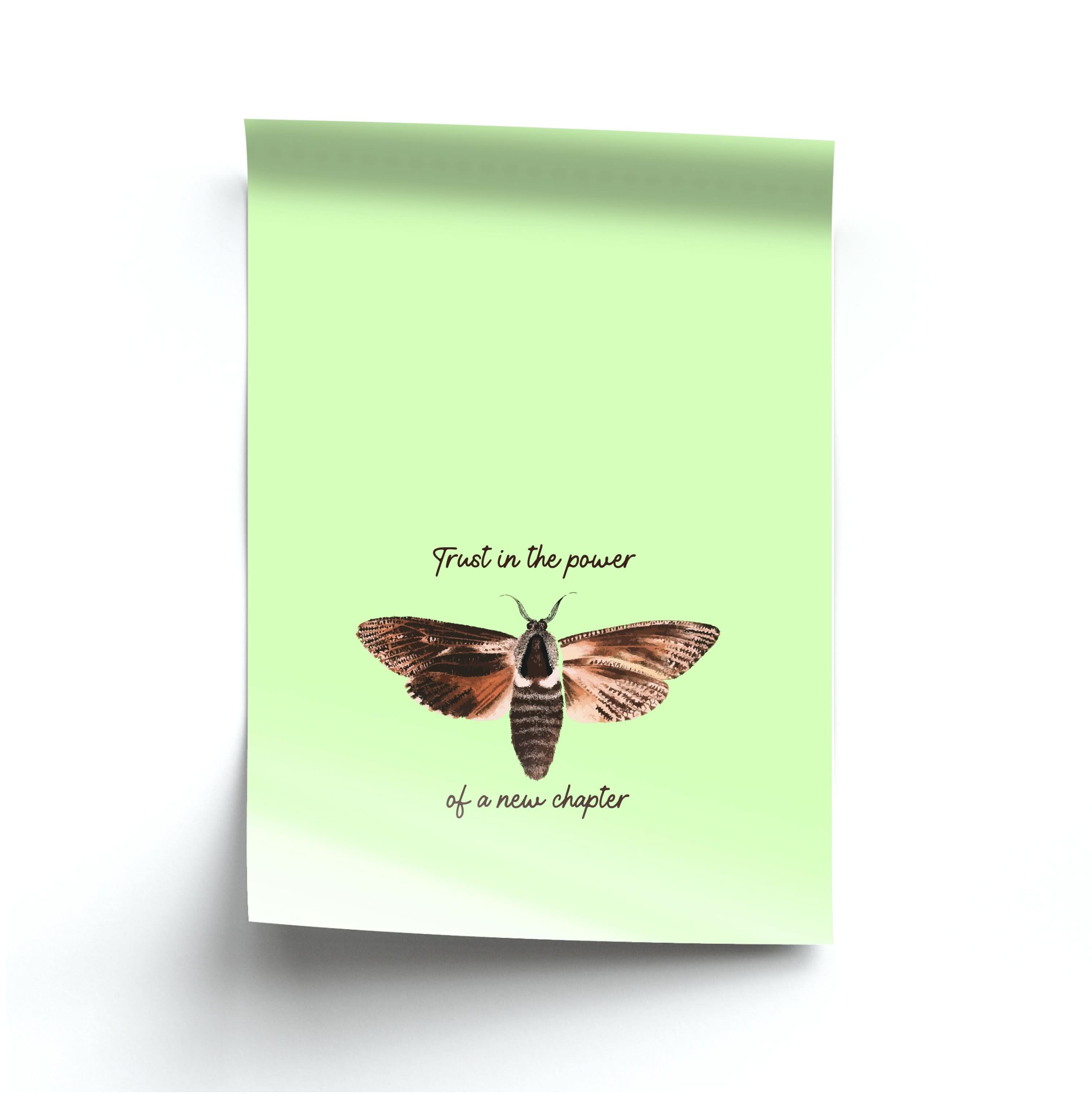 Trust In The Power Of A New Chapter Poster