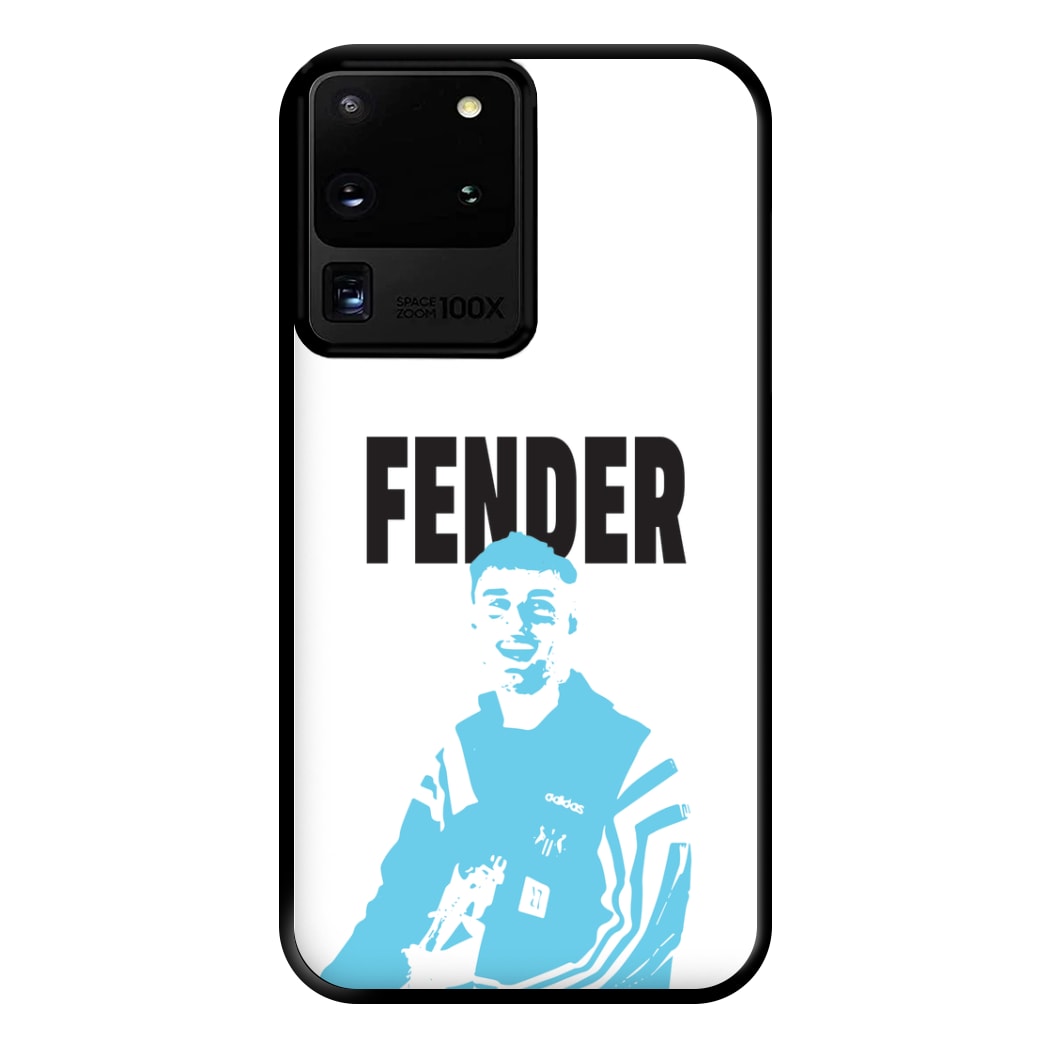 Fender Silhouette Blue Galaxy S20 Ultra Case