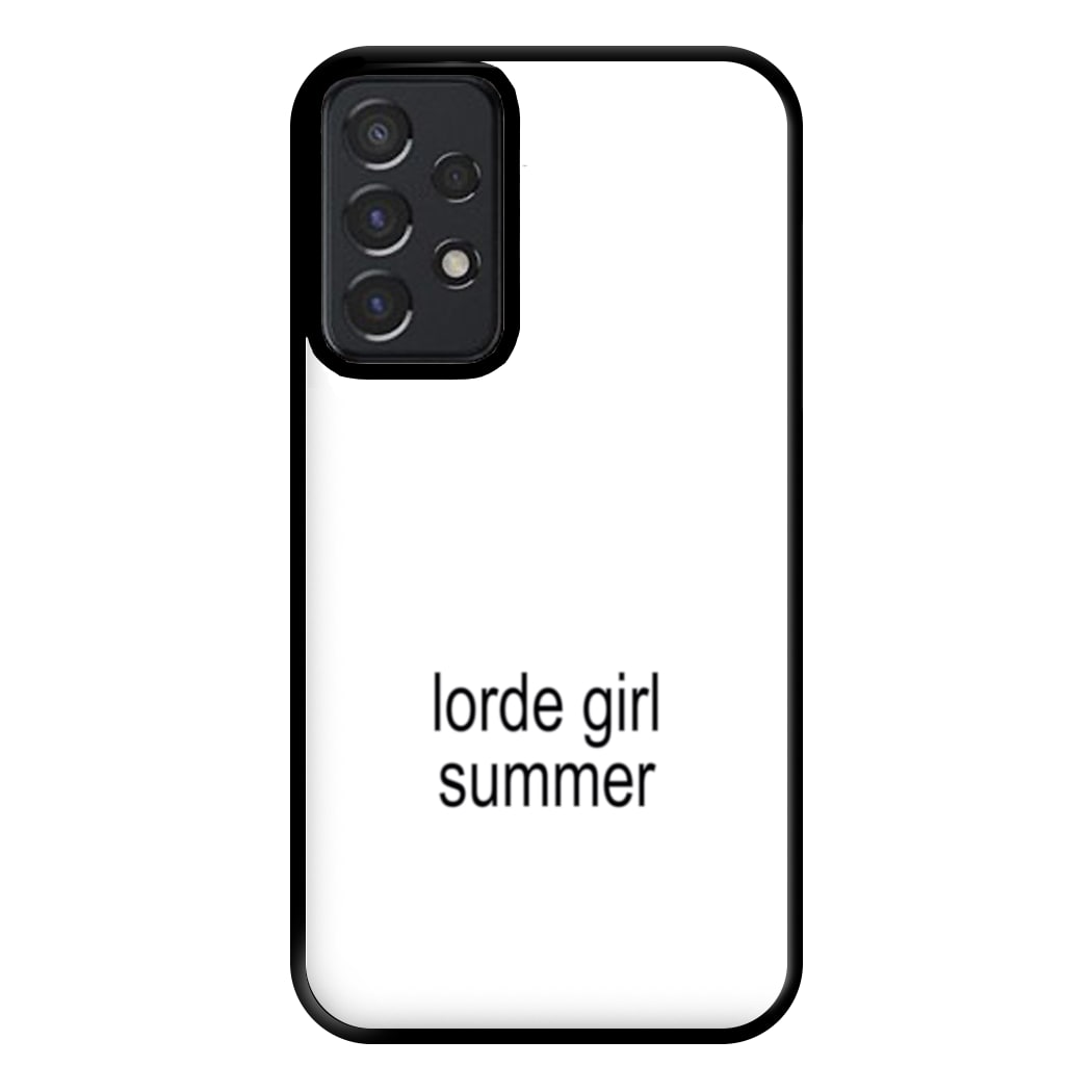 Lorde Girl Summer Galaxy A52 / A52s Case