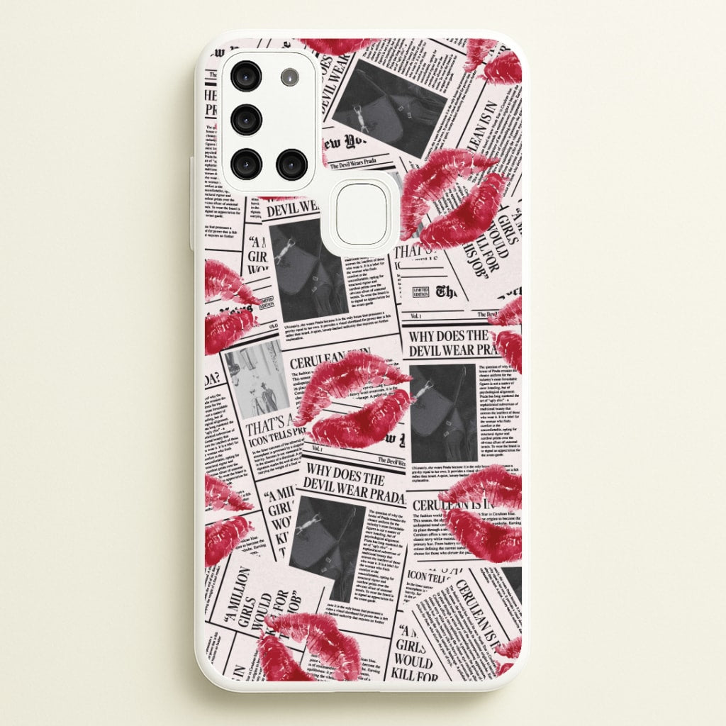 Front Page Kisses Galaxy A21s Case