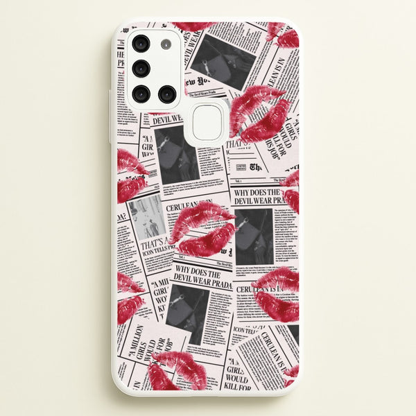 Front Page Kisses Galaxy A21s Case