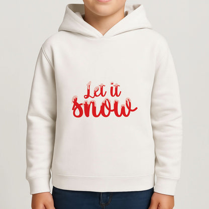 Let It Snow Snowflakes Boys Hoodie